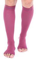 Doc Miller Open Toe Compression Socks - 20-30mmHg Support (2 Pair L)
