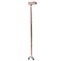 ZHM Tripod Shaped Rubber Walking Stick Folding Walking Cane with LED Light for Men Women Elderly