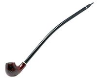 Gstar Long Pear Wood Churchwarden Wooden Tobacco Pipe with Cleaning Tool Kit and Gift Box