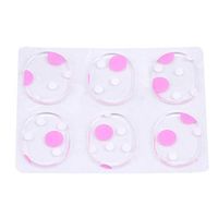 ZALING Feet Care Liner Set Silica Gel Stickers Transparent Slip-resistant Foot Shoes Stickers