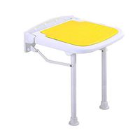 Lightweight bath anti-skid independent flow assist High 47.5CM Household bathtub Wall mounting grip frame Bathroom foldable bench, Old Man / Change Shoes / Bath / Secure mobile device Stool - Load Cap
