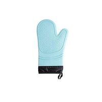 Yjdr Oven Mitts Gloves Professional Heat Resistant Mitt Set for Using When You're Cooking, Baking, Grilling, Broiling & Basting. (Color : Blue)