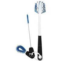 Bottle Brush Cleaning Set – 3 Brushes for Bottles, Straws, and Lids, Bottle Brush Cleaning Set - Water Bottle, Coffee Thermos, Baby Bottle