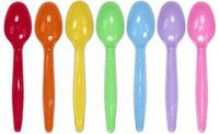 Heavy Weight Colored Frozen Yogurt Spoons (1000 Pcs/Case) (Red)