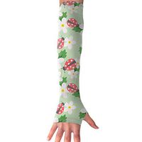 Mipu Shangmao Ladybug Floewers Anti-UV Sleeves Gloves Sun Protection Sports Protective Sleeves