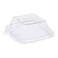 CiboWares Disposable PET Lids for 12 oz Bowls with Rim, Case of 500