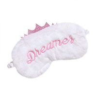 ACTLATI Cute Sleep Eye Mask Cartoon Breathable Blindfold with Elastic Strap Soft Eye Cover for Night Sleeping, Travel, Nap (Queen Eye mask)