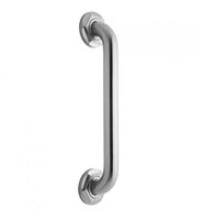 Jaclo 2948-WH Grab Bar with Contemporary Hex Flange, White, 48"