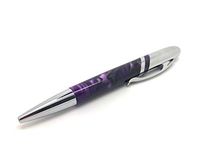 Simon Carter Mens Marbled Celluloid Finish Ballpoint Pen - Purple