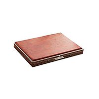 XIAOXIAN Cigarette Case, Father's Day Gift, Ultra-Thin Solid Wood Cigarette Case Business Gift Portable Cigarette Case, 10 Packs, Men's Gift, 20 Packs (Color : A, Size : 10 Packs)