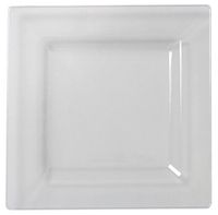Solid Squares 1604-CL Square Cocktail Plate, 4.5 x 4.5", Clear