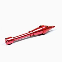 Novelty Mini Whistle Bullet Pipe Design Herb Tool (Red)