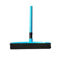 Miwaimao Magic Floor Hair broom Dust Scraper & Pet rubber Brush Carpet Cleaner Sweeper No Hand Wash Mop Clean Wipe Telescopic Window tool,blue