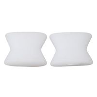 TraveT 1pair Toe Separators for Bunion, Overlapping Toes and Drift Pain Silicone Toe Spacer Spreaders Toe Protectors for Women Men