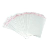 100pcs 11.8 Inch X 15.7 Inch Cellophane Bags Clear Flap Self Sealing Cello Packaging Bags Best for Bakery Candy Cookie Chocolate Jewelry Soap Candle Gift Wrapping