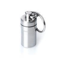 GUS Special Pill Fob, Made in USA, Stainless Steel Keychain Pill Holder, Nitro Bottle Holder