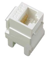 Legrand - On-Q WP3450LA50 Category 5e RJ45 Keystone Connector (50 pack), Light Almond