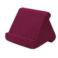 Fghuim Multi-Angle Soft Pillow Foldable Tablet Soft Pillow Lap Holder Stand Book Rest Reading Support Cushion for, Foldable Triangular, Used On Bed, Desk, Lap, Floor, Couch