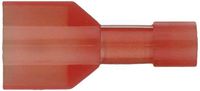 Install Bay RNMD250F Fully Insulated Nylon Male Connector 22/18 Gauge .250, Red (100-Pack)