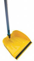 Long Handled Dust Pan, Yellow, Plastic