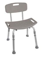 DRIVE Deluxe, K.D. Aluminum Bath Seat Removable Back