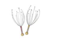 Hand Held Scalp Head Massager - Pack of Two (Colors May Vary)
