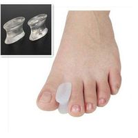 Team Sport Sports Protective Gear - 2Pcs Soft Silicone Gel Toe Separators Straightener Corrector Bunion Protector Pain Relief -2 x Toe Separator