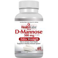 Health Labs Nutra D-Mannose 1-Month Supply of 1000mg Serving Size (2 Capsules per Serving) – Aids in Urinary Tract Health & Promotes a Healthy Bladder - 60 Capsules (Pack of 2)