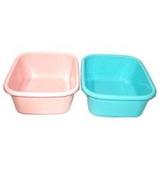 Plastic Sq Basin 2 Colors 10L 30.5 x 37.5 x 13.5, Case of 48