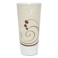 Symphony Trophy Plus Dual Temperature Cups, 22 Oz, Beige, 750/Carton
