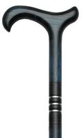 Unisex Derby Cane Blue Maple  -Affordable Gift! Item #DHAR-9782200