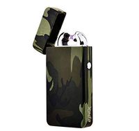 USB Electric Dual Arc Flameless Torch Rechargeable Windproof Plasma Lighter Epex Camo Camouflage