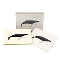 Earth Sky + Water - Humpback Whale Notecard Set - 8 Blank Cards with Envelopes