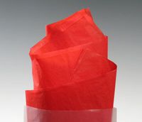 20" x 30" 10 lb. Gift Grade Tissue Paper Sheets - Scarlet (480 Sheets) - AB-240-10-08SC