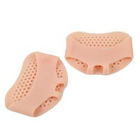 Detectorcatty SEBS Silicone Toe Pad Honeycomb Forefoot Cushion Pad Shock Absorption Massage Anti-Slip Toe Bracer Foot Care Tool