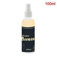 Lamoreco Wood Polish and Conditioner, Wood Furniture Beeswax Spray Complete Solution Furniture Care Beeswax Moisture Resistant 30/60/100ml