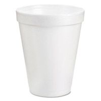 DART 8J8 Drink Foam Cups, 8 oz, White, 25/Bag, 40 Bags/Carton