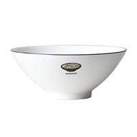 AXZHYX Bowl Creative White Ceramic Ramen Bowl Hand Painted 8-inch Large Soup Bowl Home Noodle Bowl Fruit Salad Bowl Simple Tableware Hotel Tableware Home Noodles Boiled Fish Soup Bowl