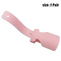 Lazy Shoe Helper, Unisex Shoe Horn Portable Sock Slider,Shoe Lifting Helper Easy on Easy Off, Plastic Shoehorn for Men, Women and Kids - Fits for All Shoes