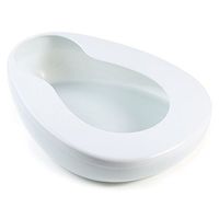 ONEDONE Bedpan for Women Men Elderly Female Male Bedridden Patient Hospital Home Bed Pan Emergency Device (White)