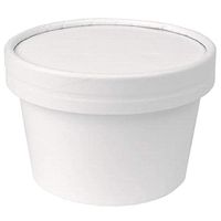 [10 Count] 8 oz Freezer Containers And Lids - With Non-vented Lids to Prevent Freezer Burn - Durable Heavy Duty Ice Cream Containers! Frozen Dessert Supplies