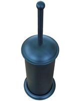 Toilet Brush Free Standing Brass-Antique/Mirror/Steel/Black Colour Options Finishing-SDR-WC Brush-Bath Set-Wall Mount-Bathroom Accessories (Black)