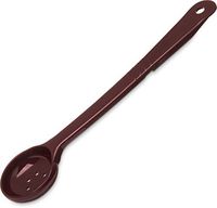 Carlisle 395901 Measure Misers 1.5 oz. Slotted Long Handle Portion Spoon, Brown