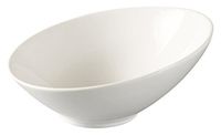 Yanco FU-608 Fuji 8" Sheer Bowl, 16 oz Capacity, Porcelain, Bone White, Pack of 24