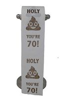 Happy 70th Birthday Toilet Paper Prank Funny Gag Gift!