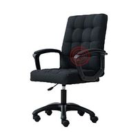 ZLFLD Office Chair Home desks Comfort Waterproof desks Easy-to-wash Tables Computer desks and Tables Students Office Chair (Color : Black)