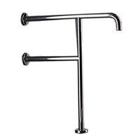 Never give up Stainless Steel Elderly handrails/Bathroom Toilet Safety handrail/Wall-Mounted Straight Hair Towel Rack/handrail Bathroom WC Bathroom Bathtub Silver handrail Track