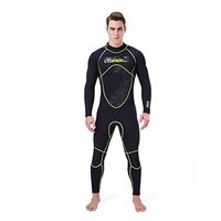 Meidexian888 Super Stretch Swimsuit,WetSuit 3MM Full Body Suit Diving Suit Swim Surf Snorkeling (Black, XL)