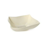 Fineline Settings Wavetrends Bone China-Like Square Serving Bowl, 32-Ounce