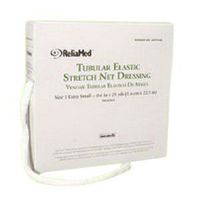 ReliaMed Non-Sterile Latex Tubular Elastic Stretch Net Dressing for Hands, Arms, Legs and Feet, Medium 5" - 6" x 25 yds